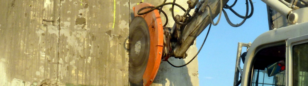 <li>Demolition</li>Concrete Demolition Saws